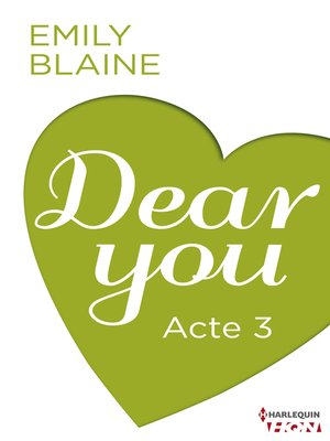 cover image of Dear You--Acte 3